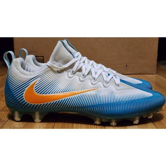 Nike Vapor Untouchable Pro PF Mens 14 Football Cleats Miami Dolphins 839924-014 - Picture 2 of 11